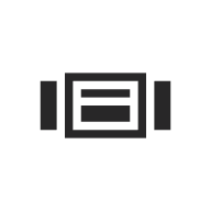 A hero slide in focus with left and right preview slides represents the Hero Carousel block.