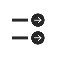 The Group of Links block icon looks like two stacked links with an arrow icon to the right of each link text.