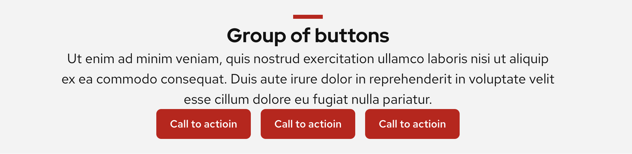 Text and buttons crowded together with no space.