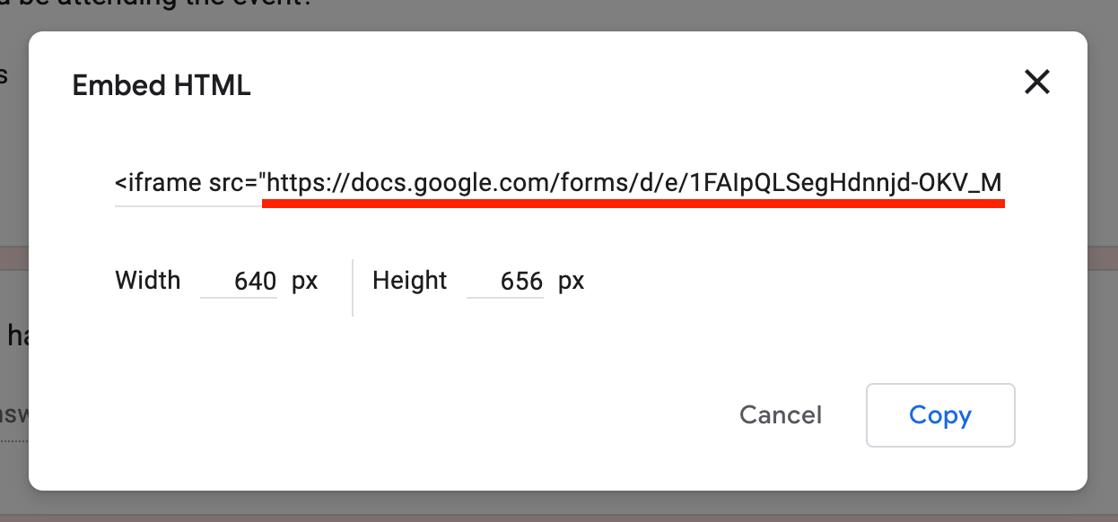 Embed URL is located in between the src attribute of the iframe HTML code inside qutoations.